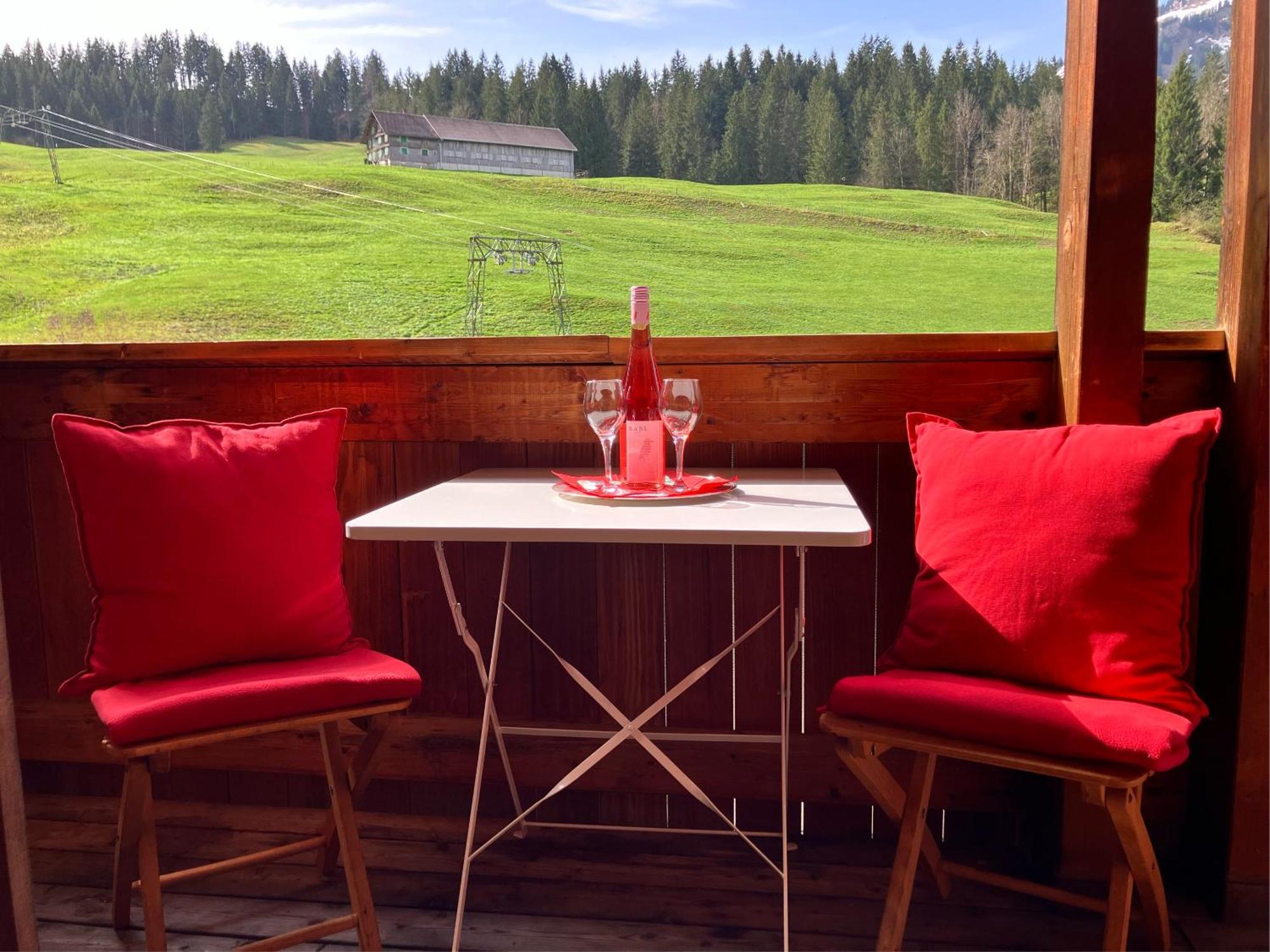 Ferienwohnung Bergblick Am Rande Der Wildnis Sibratsgfall Exterior photo